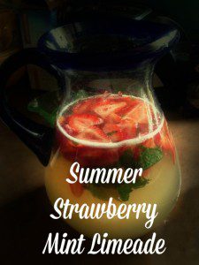 Annette Summer Drink Strawberry Mint Limeade Edited