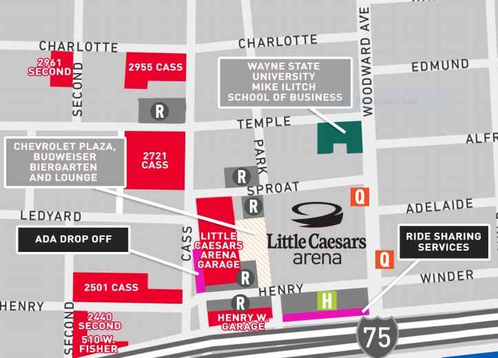Little Caesars Arena Best Parking Guide