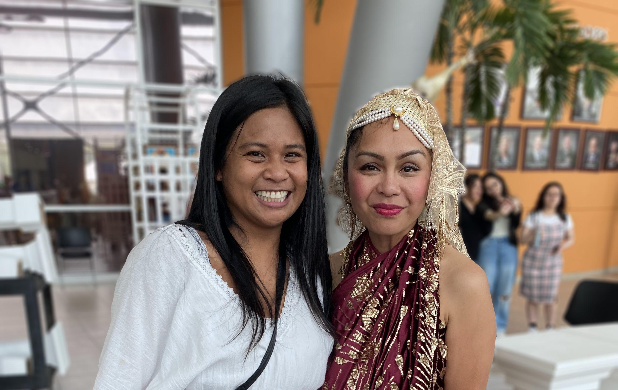 Contributors: Krystle English and Antonette at Filipino Hertiage Festival