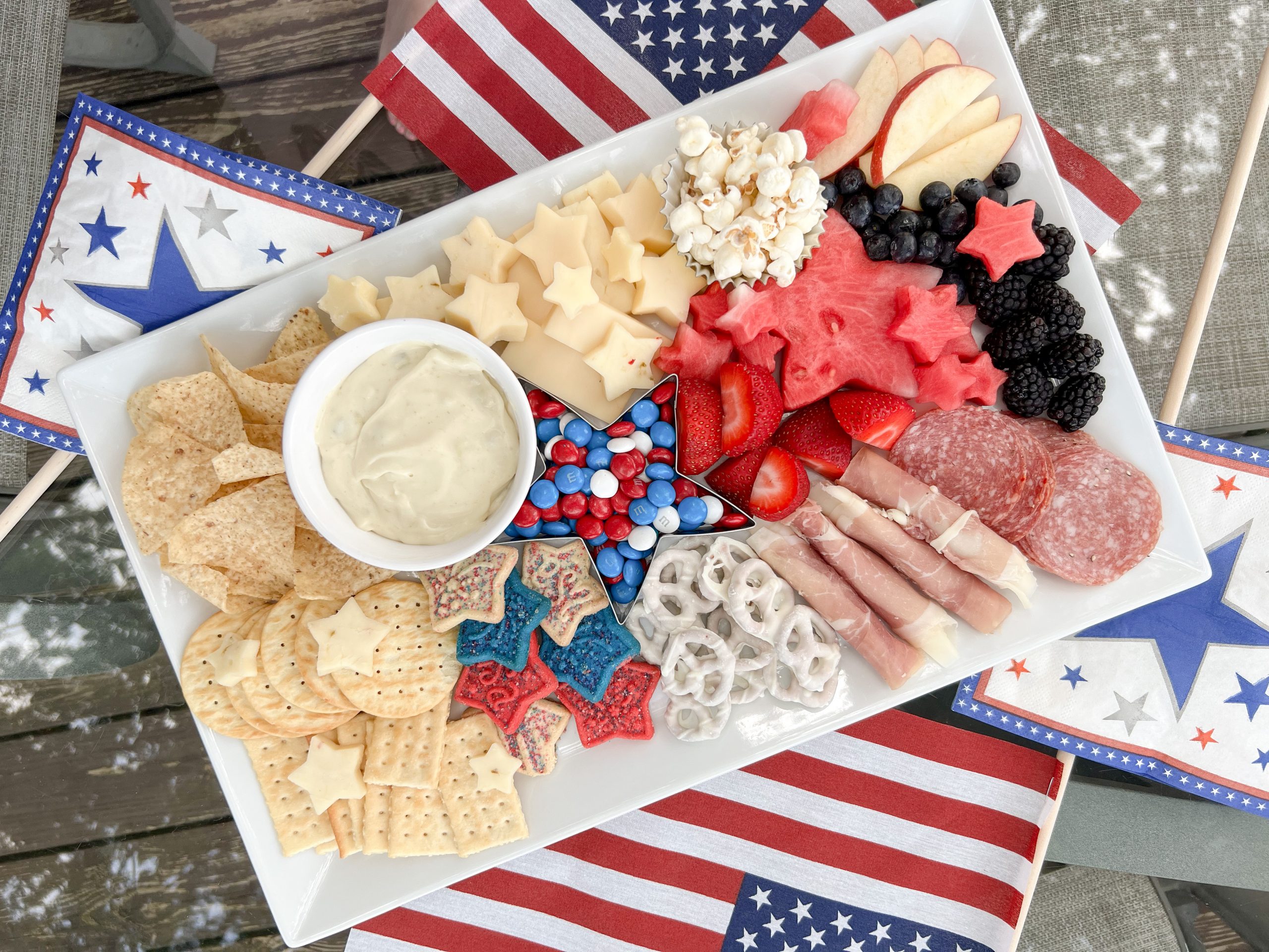 Fourth of July Charcuterie Board