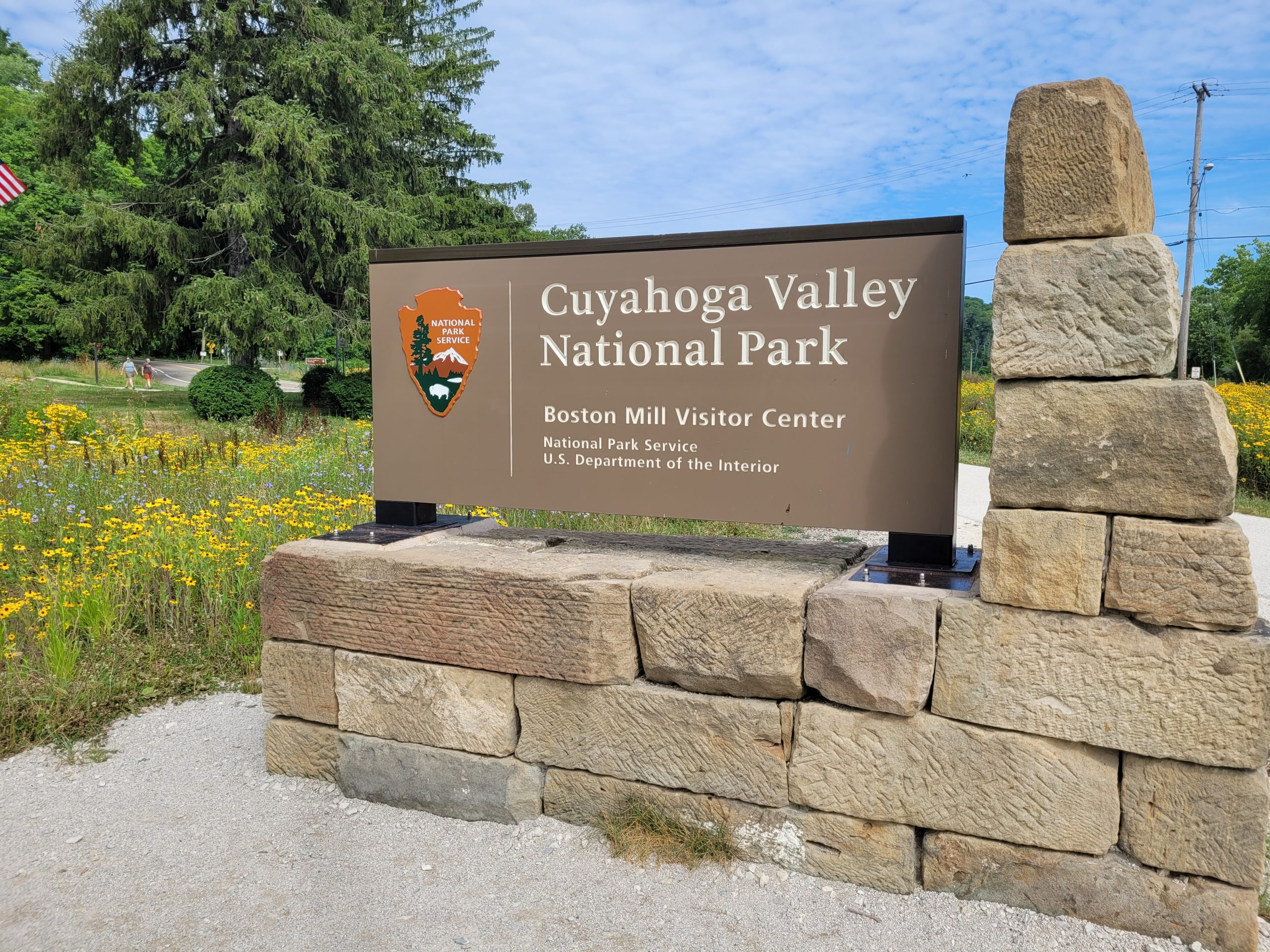 welcome sign at Cuyahoga Valley National Park