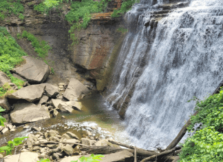 waterfall near Cuyahoga
