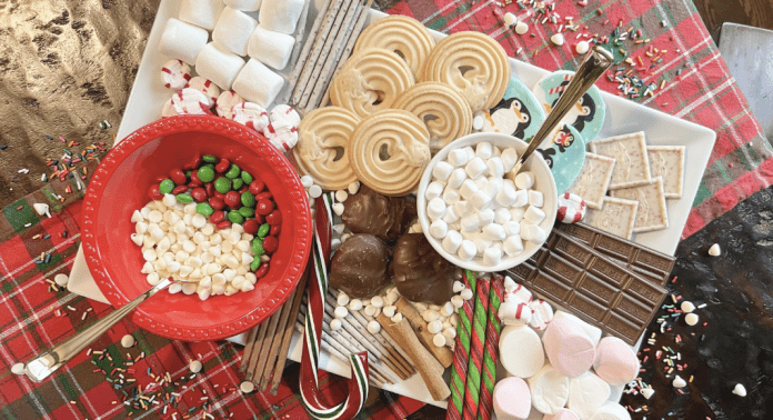 hot chocolate charcuterie board