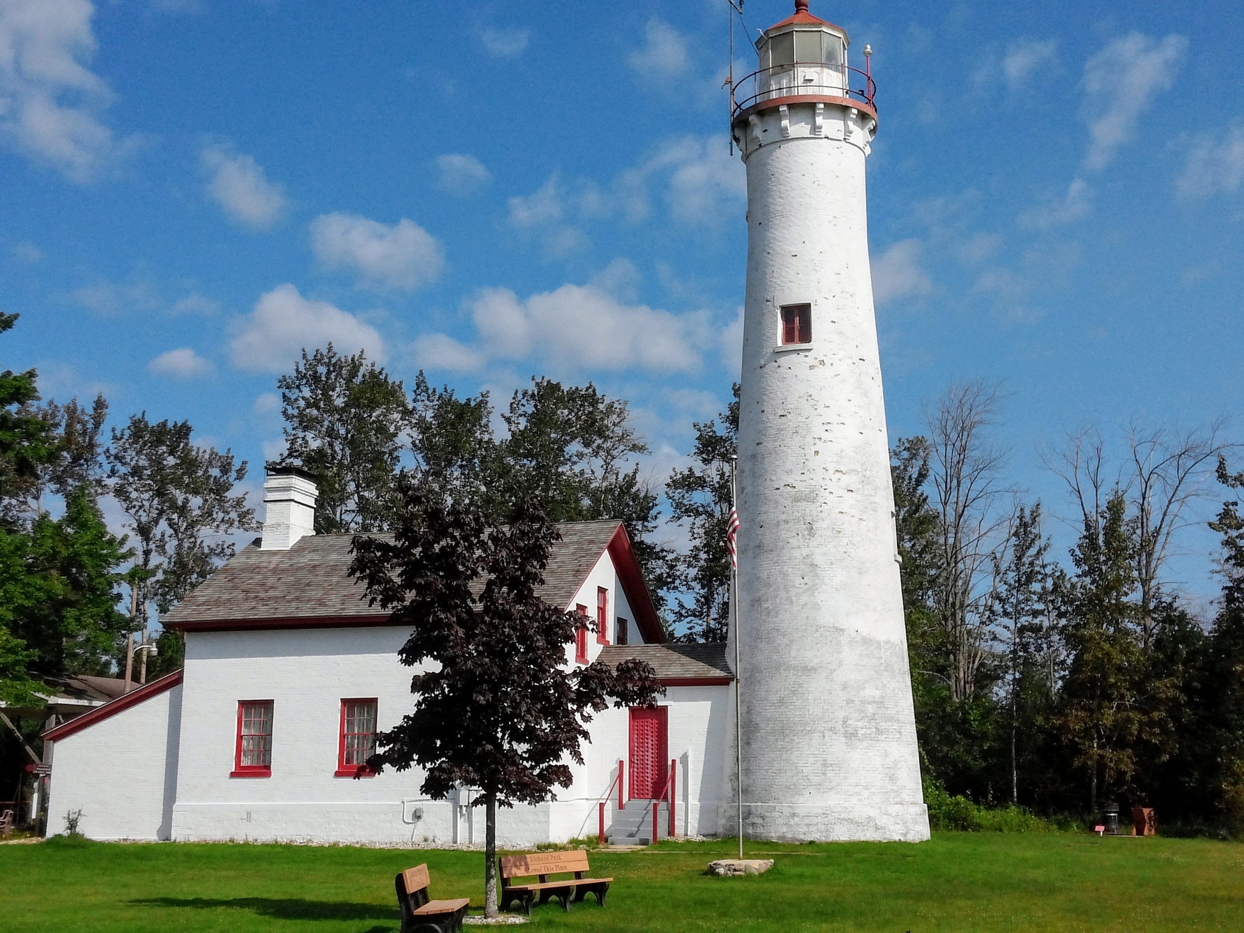 Sturgeon Point Lighthouse in Harrisville, Michigan